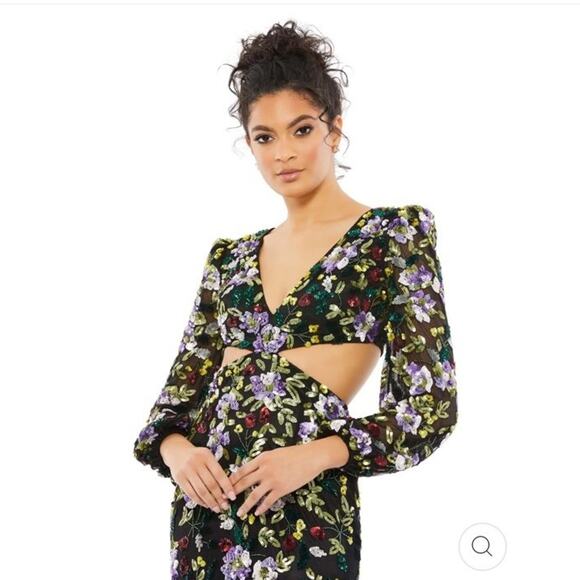 $598 NWT Mac duggal gown size 10 - Picture 3 of 11